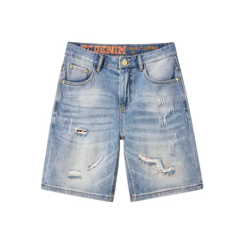 AUTOMOBILI LAMBORGHINI Джинсовые шорты Унисекс