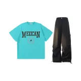 Комплект одежды (Синий топ + Черные штаны)