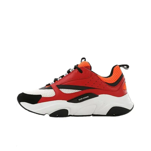 DIOR B22 Низкий Топ Повседневная Обувь Мужская Красная