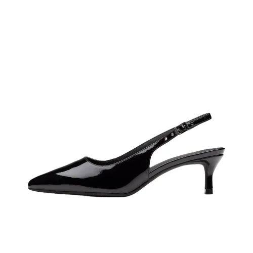 Clarks Zarey Sling Узкий каблук Высокие каблуки 5,5 см Женские Черный