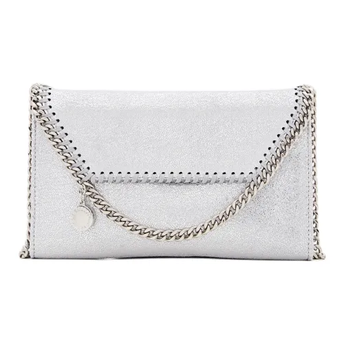 Stella McCartney Полиэстер Сумка через плечо Мини Женская Серебряная
