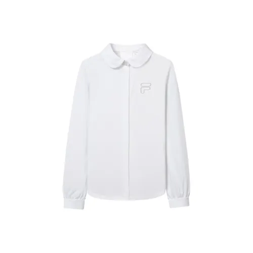 FILA KIDS Стандартный белый BWT Школьный возраст Рубашки