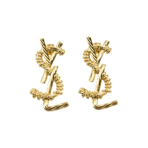 SAINT LAURENT Металлические серьги женские