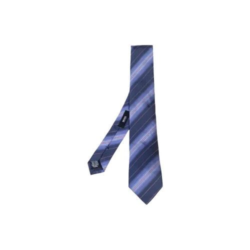 BOSS Шелк Галстуки Мужской Морской Синий