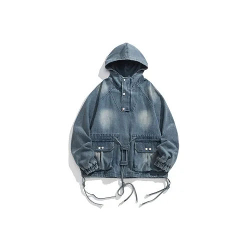 HYLHYL Синий Унисекс Куртки