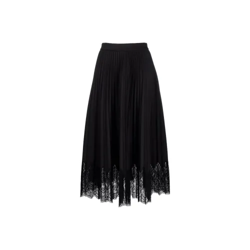 ERMANNO SCERVINO Черная Женская Повседневная Длинная Юбка