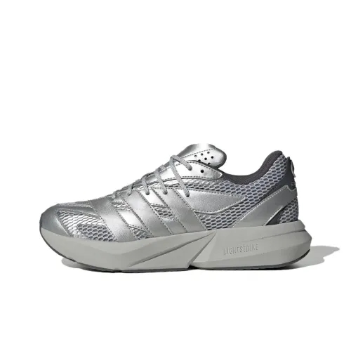 Mercedes x Adidas LIGHTBLAZE Устойчивый к истиранию Низкий Топ Повседневные Беговые кроссовки Унисекс Серебристо-серый