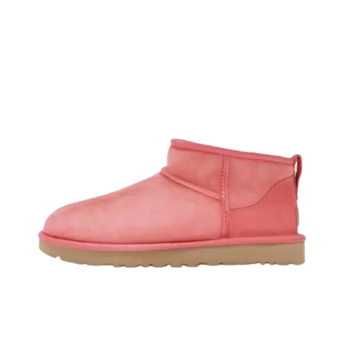 UGG CLASSIC ULTRA MINI Термобутсы для снега Женские Розовые