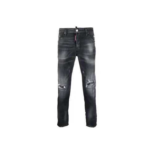 DSQUARED 2 Мужские черные джинсы