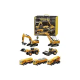 Коллекционный сплав Конструктор Машины Коробка 7 штук + карты + 30 шт. Набор для препятствий