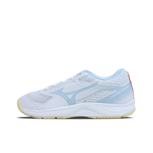 Mizuno CYCLONE SPEED 5 Устойчивые к истиранию Низкие Кроссовки для тренировок Унисекс Белые