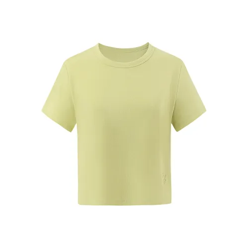 IMSUPERNI Желтый, зеленый Женские футболки