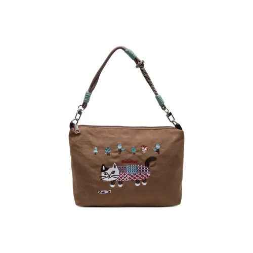 YAKEDA YAY Водонепроницаемая тканевая сумка через плечо женская многоцветная