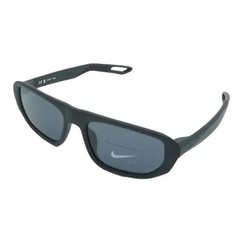 Nike Ацетат Прямоугольные Солнцезащитные очки Мужские Черные