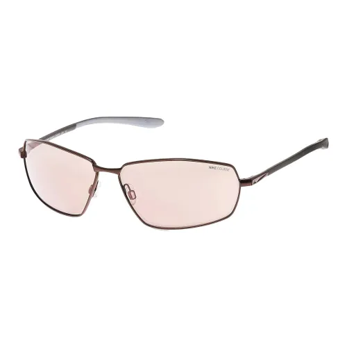 Nike Металл Нерегулярная форма Солнцезащитные очки Унисекс Коричневый