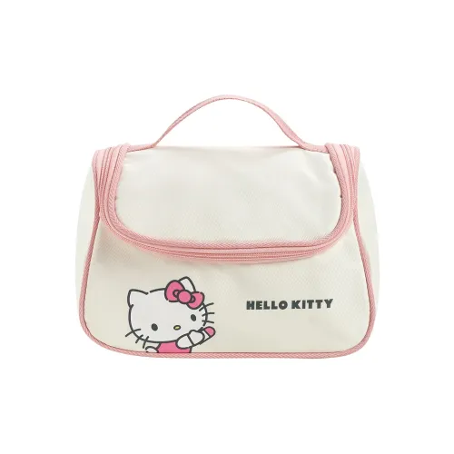 Sanrio Hello Kitty Холст Путешествие Сумка для хранения Женская Белая