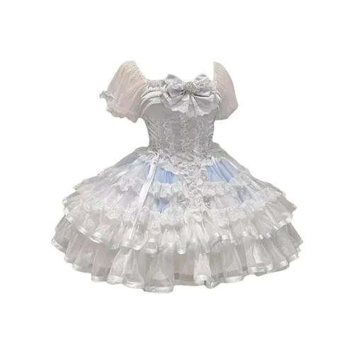 BIFH Светло-синий Женские Лолита Платья