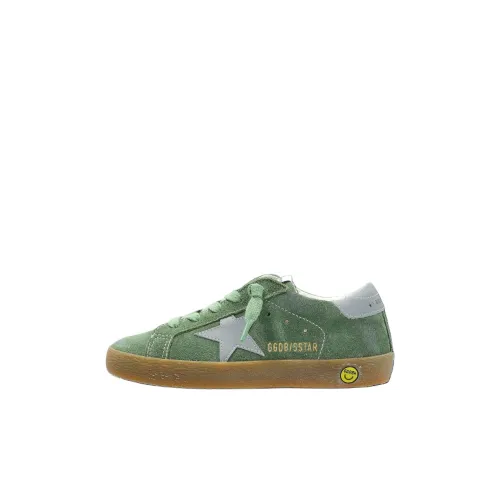 Golden Goose Супер Звезда Детские Скейтбординги Низкий Топ Зеленый Kids