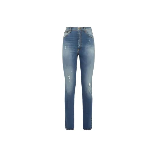 PHILIPP PLEIN Синие Женские Джинсы