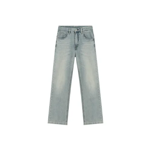 RO11ROCKET Светло-синие Унисекс Джинсы