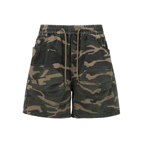 UNAPS Loose Fit Straight Fit Knee-Length Pants Unisex