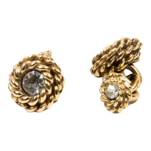 CHANEL Металлические Запонки Мужские Золотые