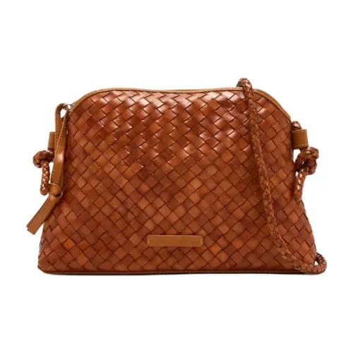 Loeffler Randall Телячья кожа Сумка через плечо Стандартная Женская Коричневая