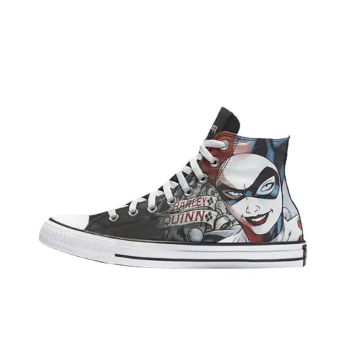 DC COMICS x Converse Chuck Taylor All Star Износостойкие высокие кеды унисекс белые черные