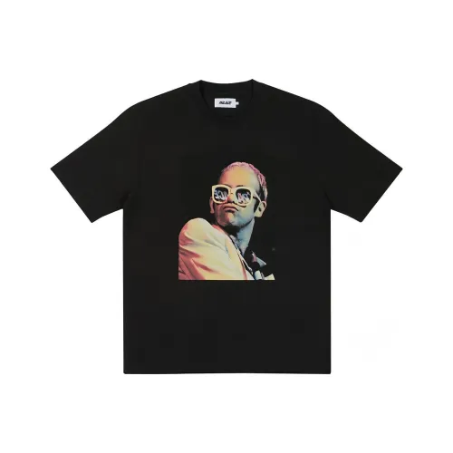 PALACE x Elton John T-Shirt Унисекс Черный