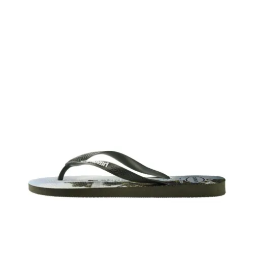 Havaianas Резина Abrasion Resistant Шлепанцы Мужские Оливково-Зеленые