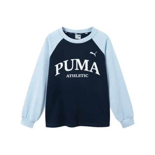 PUMA Розово-синий 80001 Kids T Рубашки