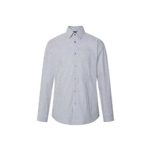 LESS IS MORE Серый Intercolor G5QZC0011Y Мужская рубашка