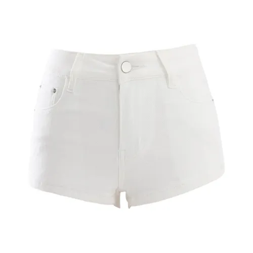OROI Белые Джинсовые Шорты Женские