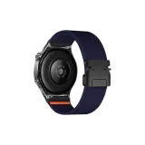 Чёрно-синий эластичный нейлоновый парашютный ремень с пряжкой