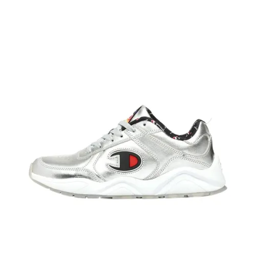 Champion 93 Eighteen Low Топ Повседневная обувь Мужская Серебряная