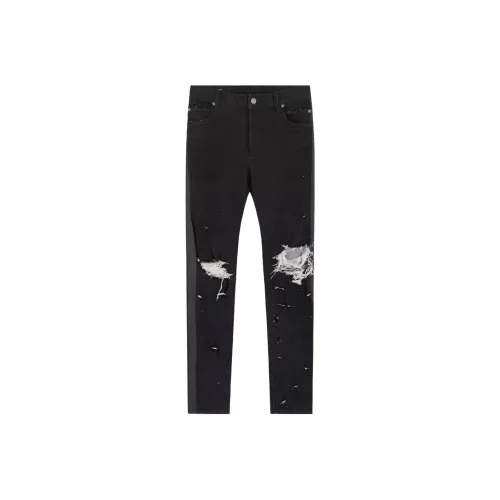 BALMAIN Мужские черные джинсы
