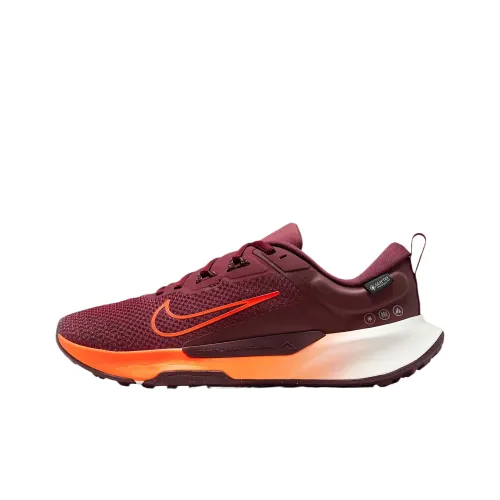 Nike Juniper Trail 2 Low Топ Марафон Беговые кроссовки Женские Темный Командный красный