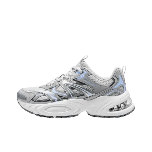 Skechers Уличные массивные кроссовки с низким верхом, серебристо-серый, синий, женские