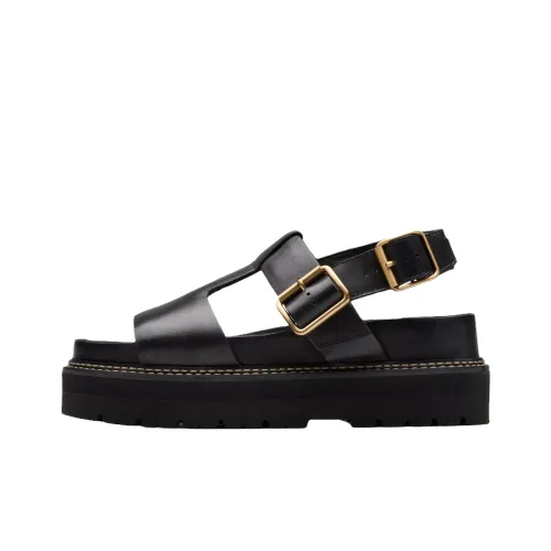 Clarks Orianna Azure One Strap Sandals 5cm Women's Black Clarks Orianna Azure One Ремешок Сандалии 5 см Женские Черные