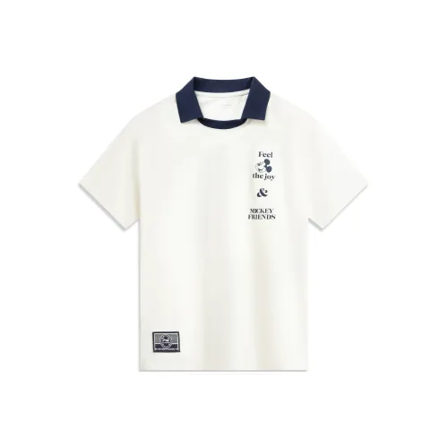 LINING Sports Life Collection Айвори Мужская Поло