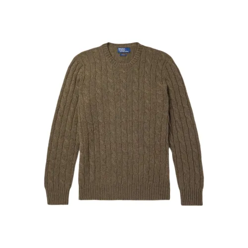 Polo Ralph Lauren Кашемир Свитер Мужской Темно-Коричневый