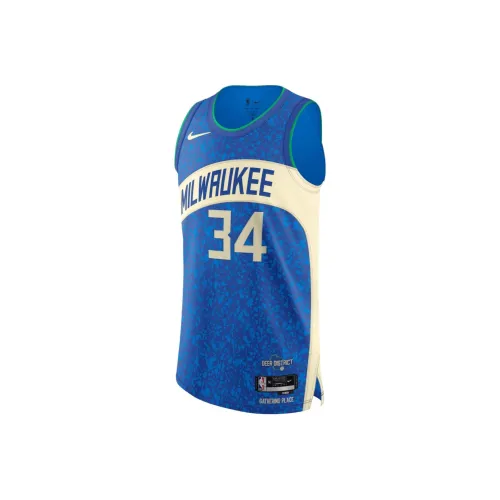 Nike Milwaukee Bucks Баскетбольная Джерси Унисекс