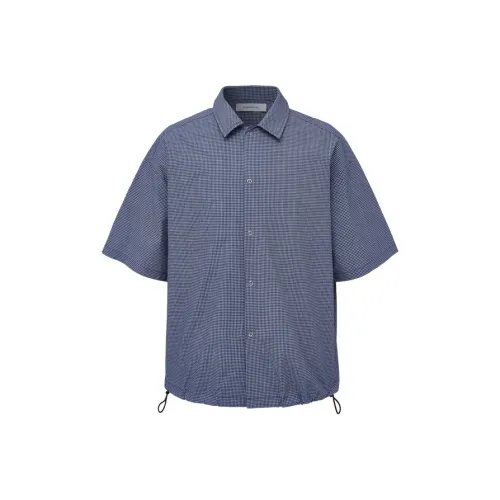 NONRADICAL Рубашка Унисекс Синяя Клетка