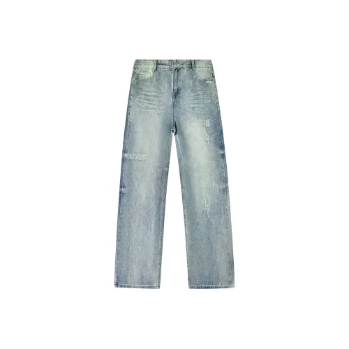 Fingercroxx Blue Unisex Jeans Фингеркрокс Синий Унисекс Джинсы