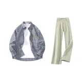 Синий + Желтый Грязь Брюки