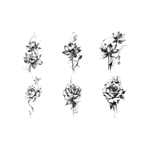 QINGYING Временные татуировки Унисекс