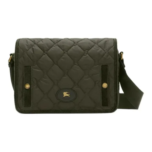 Burberry Сумка-почтальонка Clifton Регулируемый Текстильный Ремень Откидной Верх На Магнитной Кнопке И Молнии Два Внешних Кармана, Внутренний Карман