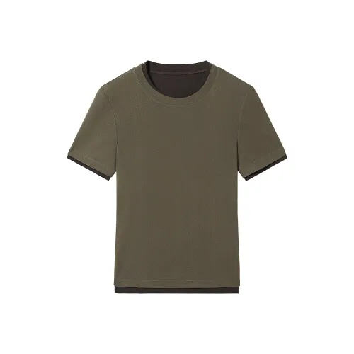 Miss Sixty Темно-армейский зеленый Женские футболки