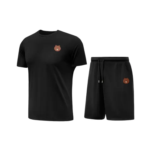 LINE FRIENDS Brown Bear Повседневная Спортивная Одежда Мужская