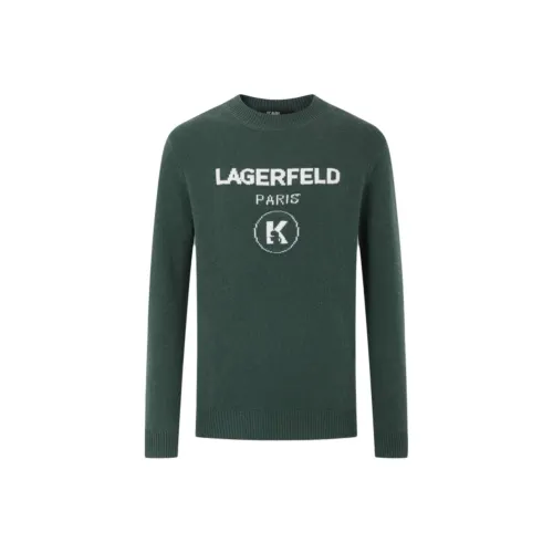 KARL LAGERFELD / Karl Lagerfeld Jeans Зеленый Мужской Свитеры